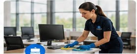 Limpieza profesional de oficina